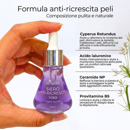 La ricrescita rallenta e alla fine scompare.