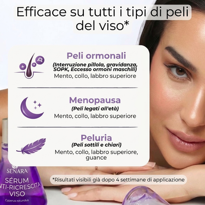 La ricrescita rallenta e alla fine scompare.