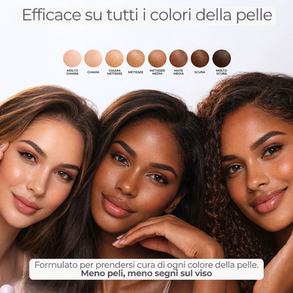 La ricrescita rallenta e alla fine scompare.