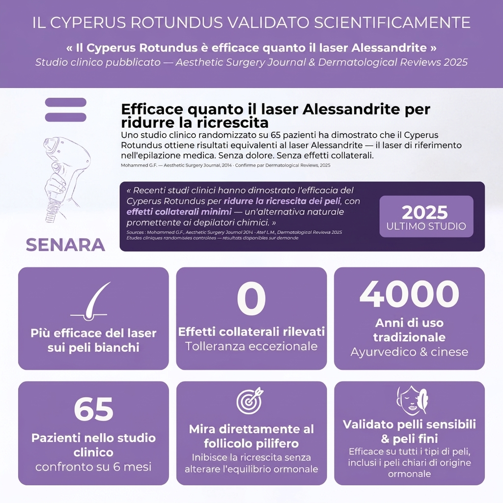 La ricrescita rallenta e alla fine scompare.