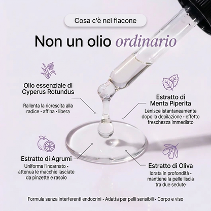 La ricrescita rallenta e alla fine scompare.