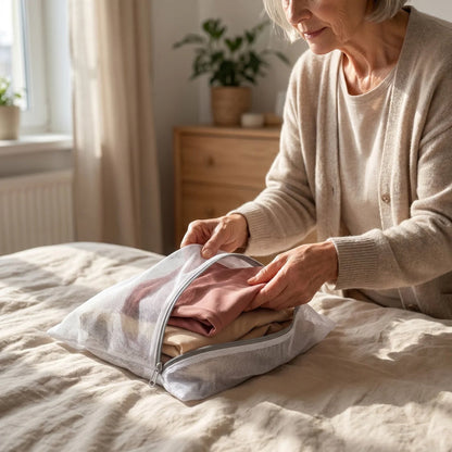 Sacco per il bucato con protezione per il serbatoio